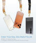 Yonlevres Flower Phone Lanyard Crossbody Strap, Floral Cell Phone Lanyards for around the Neck Wristlet Wrist Strap