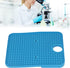 Heat Resistant Microscope Silicone Base with Screw Positioning Holes, Anti Static Multifunctional Micro Soldering Mat