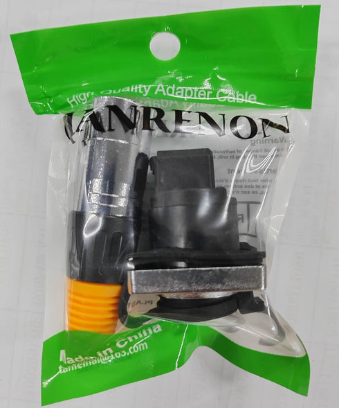 QIANRENON RJ45 Waterproof Network Connector, CAT6 Panel Mount Outdoor Waterproof Adapter, IP65