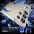 Tensea 3+2PCS Camera Lens Protector for Samsung Galaxy S24 Ultra 5G, 9H Tempered Glass, Metal Ring, Case Friendly, 2024.