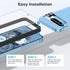 OMOTON 3 Pack Tempered Glass Screen Protector & Camera Lens for Pixel 8 Pro (6.7", 2023) - Fingerprint Compatible,