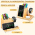 Wireless Charger for Apple Charging Station, Multiple Devices with PD 22.5W Adapter for iPhone 15/14/13/12 Series