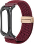 Adjustable Smartwatch Soft Woven Nyon Wristband + Protective Case Base fits for
