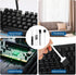 2PCS Keycap Puller and Switch Puller with 2PCS Keyboard Brush, Mechanical Keyboard Cleaning Tool