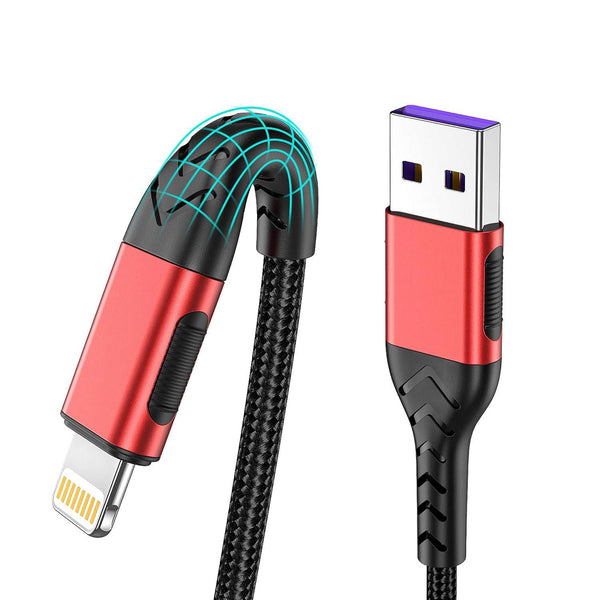 iPhone Charger, MFi Certified 3 Pack 1FT USB A Cable for Fast Charging, Compatible with iPhone Models