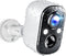 Techage Security Cameras Wireless Outdoor, 2K Battery Powered WiFi Cameras for Home Security