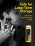 GrnOas.E 8 Pack 1.5V 3600mWh, 350mA, IP67 Rechargeable AA Batteries & Fast Charger, Integrated Charging Box