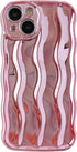 Caseative Water Ripple Pattern Soft Case for iPhone 11 (Light Pink)