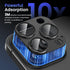 Tensea Camera Lens Protector for iPhone 15 Pro/iPhone 15 Pro Max, Metal Aluminum Alloy Tempered Glass Cover, Case
