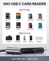 Hicober USB C to SD, Micro SD Memory Card Reader, Type C to SD Card Reader Adapter for MacBook and Android