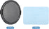 2 Pack Pinch 82mm PATIKIL Camera Lens Cap, Sides Front Lens Cover with Microfiber Cleaning Cloth for Thread Universal