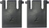 Celeyearnirs 2PC MK320 MK335 K330 Keyboard Feet Replacement Parts Compatible with Logitech Wireless Keyboard Feet