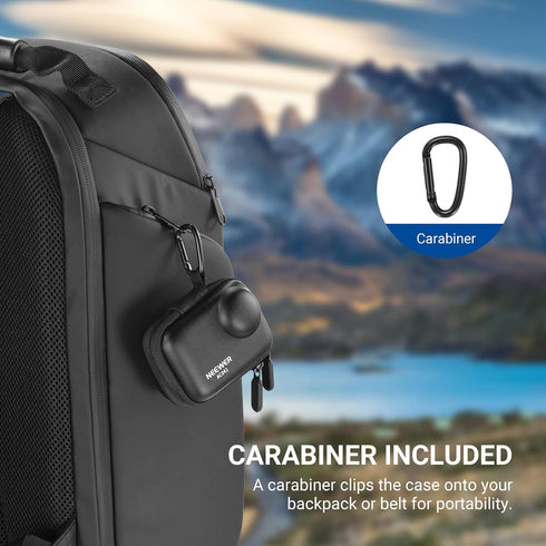 Insta360 AC042 NEEWER Storage Case Compatible with GO Ultra, Protective Portable Travel PU Hard Shell Carrying Bag