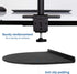 VIVO Steel Reinforcement Bracket Mount Plate for Thin Glass Table Tops, Clamp Compatible with Monitor Stands