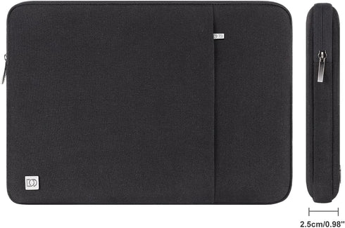 DOMISO 13.3 inch Laptop Sleeve Case Waterproof Carrying Bag for 13" MacBook Air 2014-2017/13.3" ThinkPad L390 Yoga X380 Yoga/13.9" Lenovo Yoga C930 GLASS/HP EliteBook 830 G5 840 G5 x360 G2, Black by DOMISO