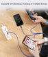 Multi Charging Cable 10FT, Long Nylon Braided 3 in 1 Charger Cable Adapter for Phone/Samsung Galaxy/PS5/Huawei (Blue)