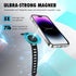 Aerbeis 17 16 15 14 13 12 Stroller Phone Holder for Magsafe iPhone Steering Wheel Phone Mount for Peloton, GYM