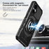 TJS Heavy Duty Protection Case for Boost Mobile Celero 5G 2024, with Tempered Glass Screen Protector and Metal Ring