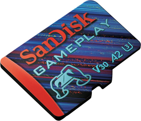 Sandisk 128GB 190MB/s, SDSQXAA-128G-GN6XN Gameplay microSD Memory Card for Mobile Gaming - Up to for Handheld Console