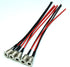 FILSHU 5.5 x 2.1 MM DC Power Jack Socket - Threaded Female Mount Connector Adapter with 15CM 18AWG Cable