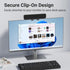 Inwa Computer Speakers for Desktop PC, USB Monitor Speakers with Clip, Wired Computer Sound Bar for Laptop with Loud
