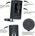 Silicone Skin Case Cover for Ring Stick Up Camera Battery (2nd Generation) - Black (1 Pack)