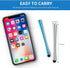 Outus 8 Pieces Waist Stylus Pens with 8 mm Rubber Tips Stylus Pens for Screen Compatible with iPhone, iPad, Tablet (8 Colors)