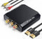 WENTER RCA to HDMI Converter, 1080P AV to HDMI Mini Composite CVBS Audio Video Adapter for VCR, Xbox, PS3, TV, PC