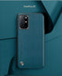 for OnePlus 8T 5G Case, Soft TPU Artificial Leather case,Extremely Light Ultra-Light Camera Protection Leather Cover Case for OnePlus 8T 5G (Teal)