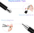 Stylus for iPad (2 Pcs) - Magnetic Disc Universal Stylus for All Capacitive Touch Screens - Black/Rose Gold