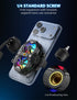 darkFlash Dual Core Phone Cooler with Clip, Cell Phone Fan with Screw, Phone Cooling Fan for Gaming and Live Streaming