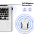GUGUELEC 3 1000 Wireless Mouse Cute Mini Computer Mouse for Laptop-Small Size Pocket Portable Compact Travel USB