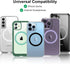 Universal MagSafe Ring, 5 PCS Magnetic Adapter Ring for iPhone 15/14/13/12 Pro Max, Galaxy S23/S22