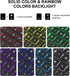 Keyboard Case for Samsung Galaxy Tab S9+ Plus 12.4 inch, 7 Colors Backlit, Magnetic Detachable, Bluetooth Connection,