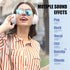 Bluetooth Headphones Over Ear,BERIBES 65H Playtime and 6 EQ Music Modes with Microphone,HiFi Stereo Foldable Lightweight Wireless Headset,Deep Bass for Home Office Cellphone PC Etc.(White)