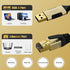 USB A to Ethernet Adapter Cable 10 FT - Upgrade USB-A to RJ45 Cable, Gold-Plated Connector, Nylon Braided, Gigabit LAN