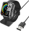 Lamshaw Charging Stand Dock for TOZO S3 Smart Watch, Compatible with TOZO S3, S4 1.78" Smart Watch (Black)