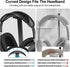 Headphone Stand for AirPods Max, Heavy Base Desk Stand with Aluminum Supporting Rod for All Headphones - Black