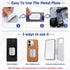 Bewudy 30 Set (5 3.8CM) Self-Adhesive Metal Plates, Replacement for Phone Case, Car, Square Plates, Adhesive Base