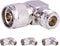 XRDS -RF 4PACK N Type Right Angle Connector N Male to N Female Adapter for Ham Radio Antenna