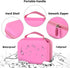 Kids Camera Case for ESOXOFFORE, GKTZ, WEEFUN, Anchioo, MINIBEAR Instant Print Camera, Pink Digital Video Bag