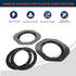 NuIth 6.5 inch Front Door Speaker Adapter Spacer Ring with Harness Connector for Ford F150 2015-2022, 6 1/2 Inch