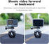 SEASKY M1 Motorcycle Windscreen Clamp Mount for GoPro Hero 12 11 10 9 8 7, DJI Action Cameras
