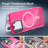 Vooii Strong Magnetic Case for iPhone 15 Pro Max, Slim Shockproof, 13FT Military Grade, Matte Hot Pink, Compatible with