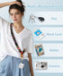 Yonlevres Cell Phone Lanyard Crossbody with Wrist Strap, Flower Lanyards for Around The Neck Wristlet Adjustable Phone