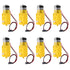 AOICRIE 8PCS DC Electric Gear Motor TT DC 3V-6V Prewired Gear Motor Dual