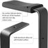 Wooden Headphone Stand for Desk, Airpods Max Holder with Square Design