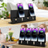 CaSZLUTION 4 Cell Phone Stand, Multiple Phone Holder Organizer Stand for Phones, Acrylic Desktop Mobile Phone Docking