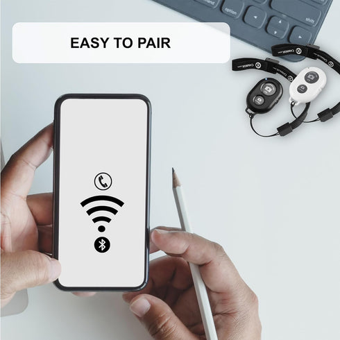 2X CamKix Camera Shutter Remote Control with Bluetooth Technology - Create Amazing Photos and Videos Hands-Free for