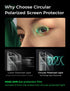 2PACK 15 (6.7") 9H MAGIC JOHN for iPhone Pro Max Eye Protection Screen Protector, HD Clear, Auto Dust-Elimination
